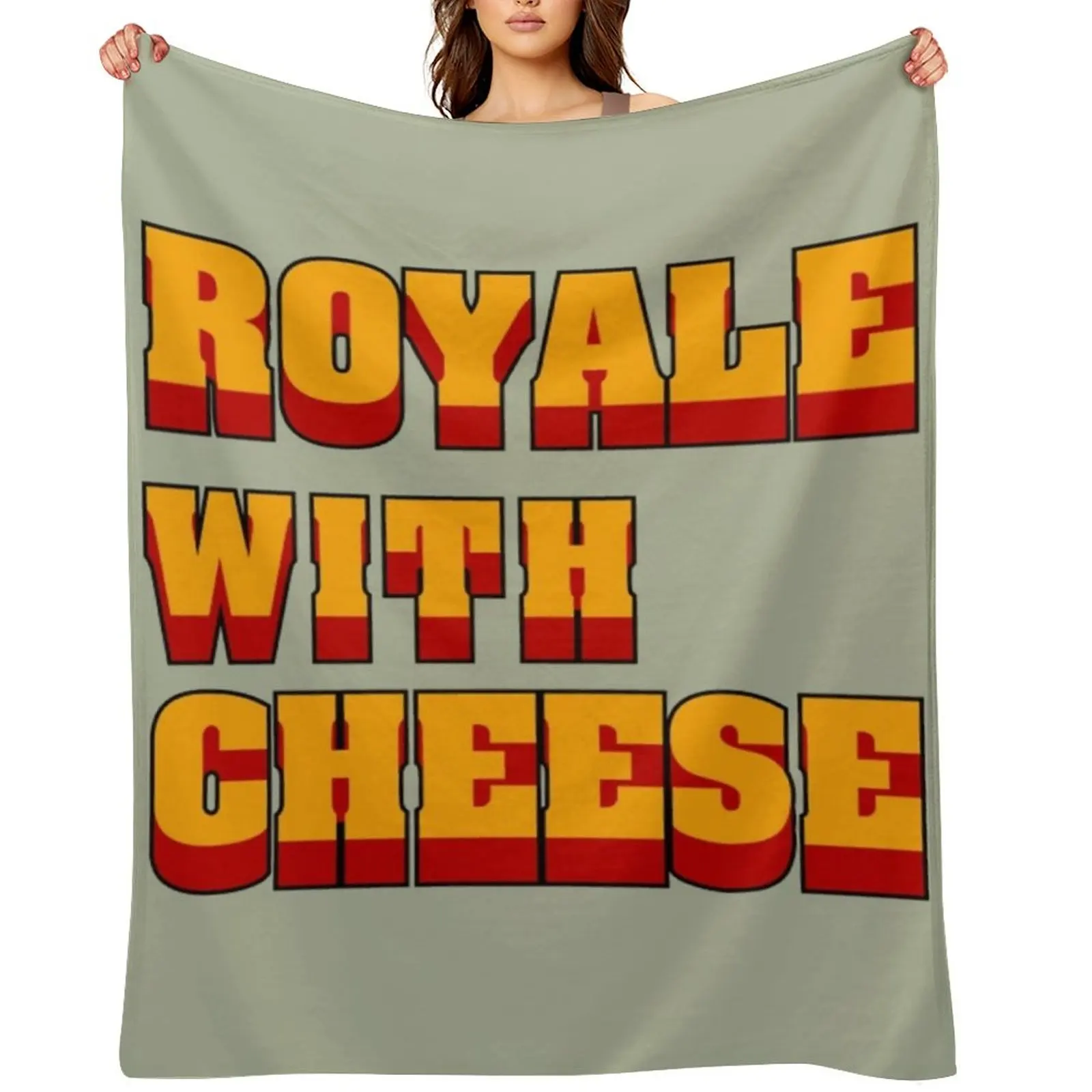 

Pulp Fiction, Movie, quote, Royale with Cheese Throw Blanket For Sofa Thin Giant Sofa Warm Fashion Sofas Blankets