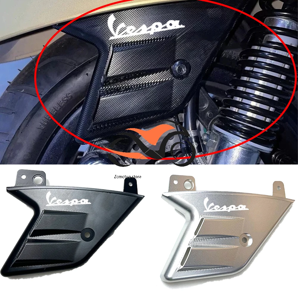 

For Vespa GTS 300 Gts300 Gts 300 GTS300 2023 2024 New Front Suspension Cover Fork Shock Absorber Guard Wheel Rocker Protector