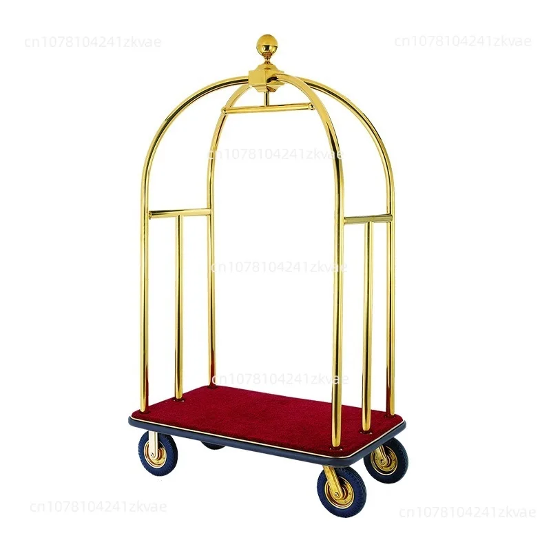 Hotel Concierge Birdcage Trolley Luggage Cart Luxurious Bird Cage Luggage Trolley