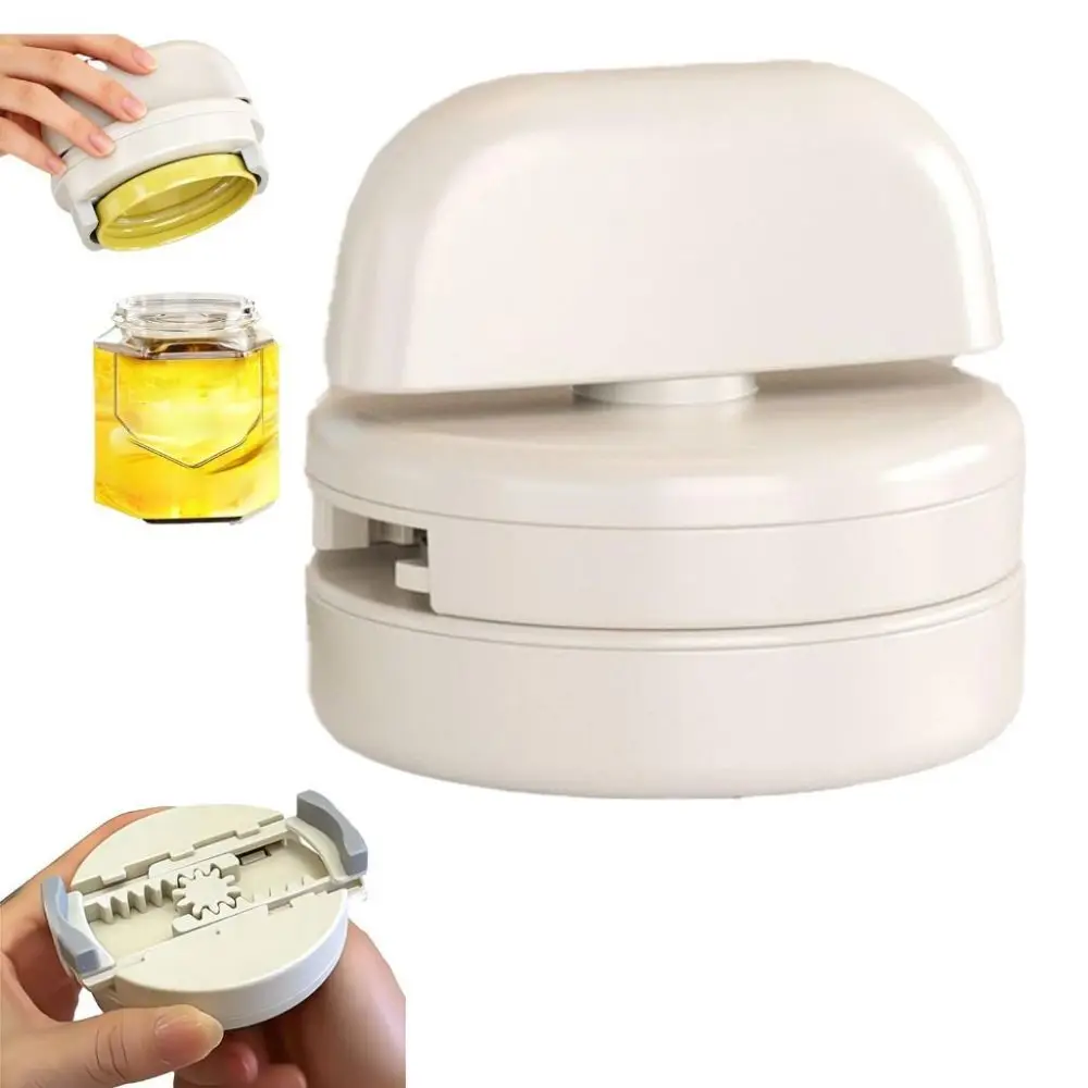 New Magnetic Base Jar Opener Plastic Easy Grip Bottle Opener Effortless Twisting Adjustable Can Opener For Seniors