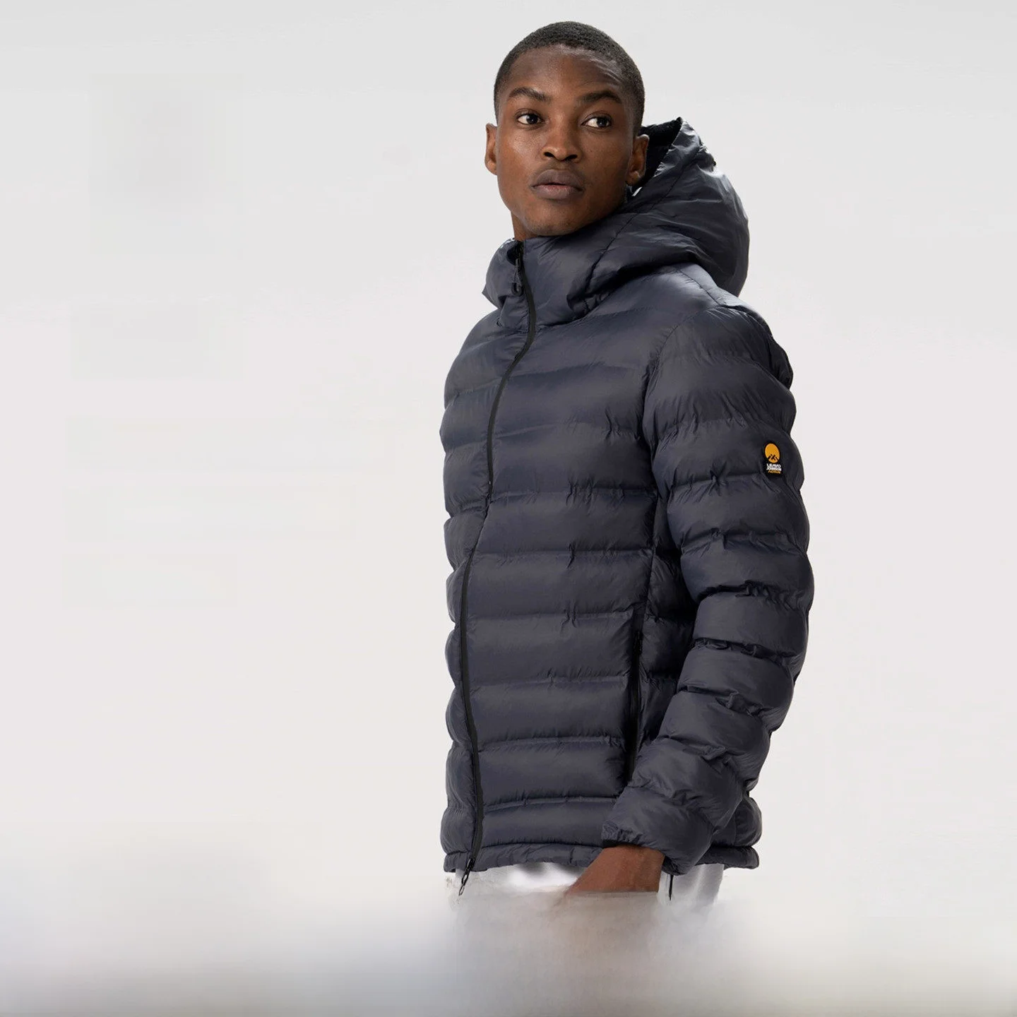 Italian Style LEAVO JOHNSON Men's Outdoor Capsule Traveler Anti-Cold Glued Partition Filled Hooded Cotton Jacket Youth Fashion