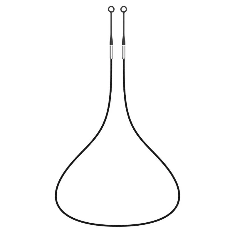 Гибкий шнурный ремешок для спортивного трудового шнурного шнура с затычками для ушей