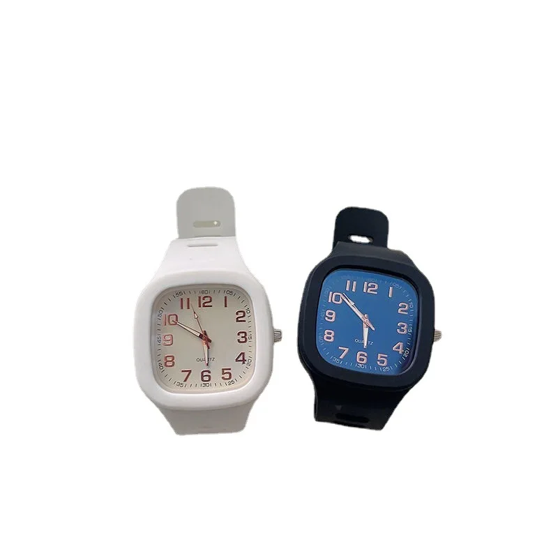 DouyininsUnicorn reloj de cuarzo, reloj electrónico Digital cuadrado Simple, moda de pareja de estudiantes femeninos, el más vendido