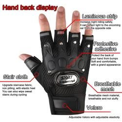 Cycling Sports Half Finger Men Gloves Special Forces Mountaineering Outdoor Mesh Non-Slip Wear Resistant Motorcycle Glove
