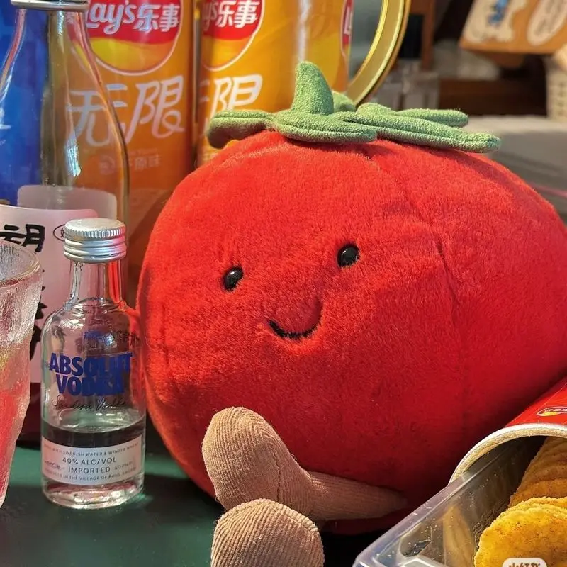 

Плюшевая игрушка-томат в стиле интернет-знаменитостей, милая мягкая кукла, игрушка для автомата-хватайки, подарок для бросания на свадьбе, для детей и взрослых, коллекционный подарок