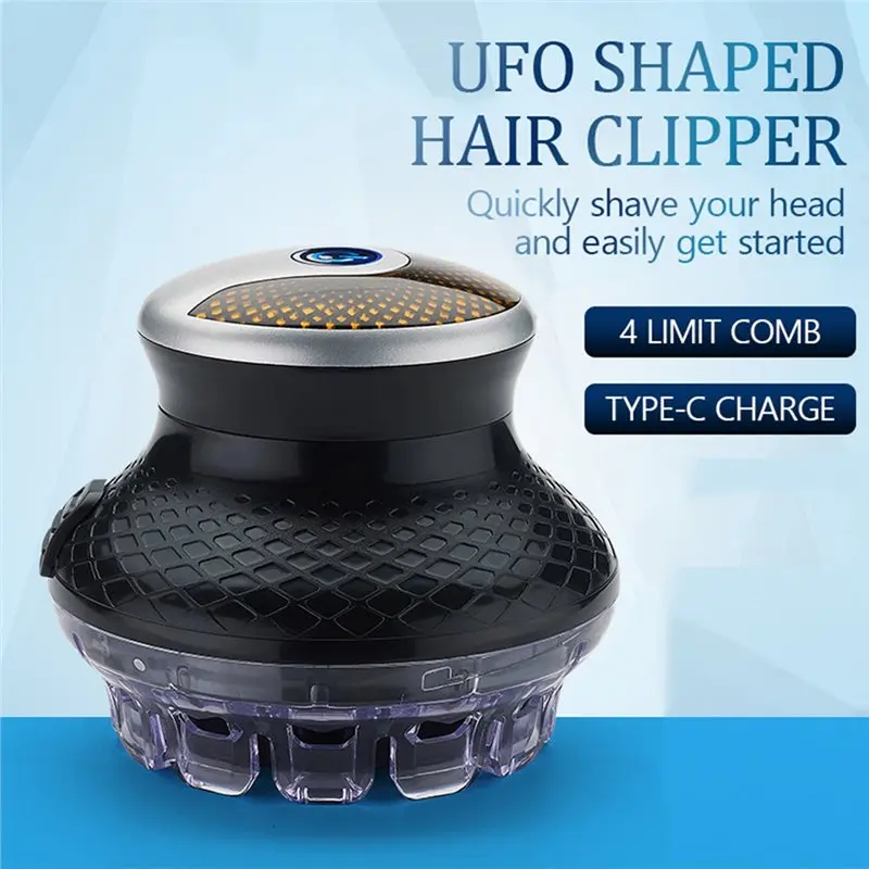 abza-ufo-electric-hair-trimmer-rotating-even-cut-rotary-for-men-washable-rechargeable-hair-clipper-self-haircut-shortcut