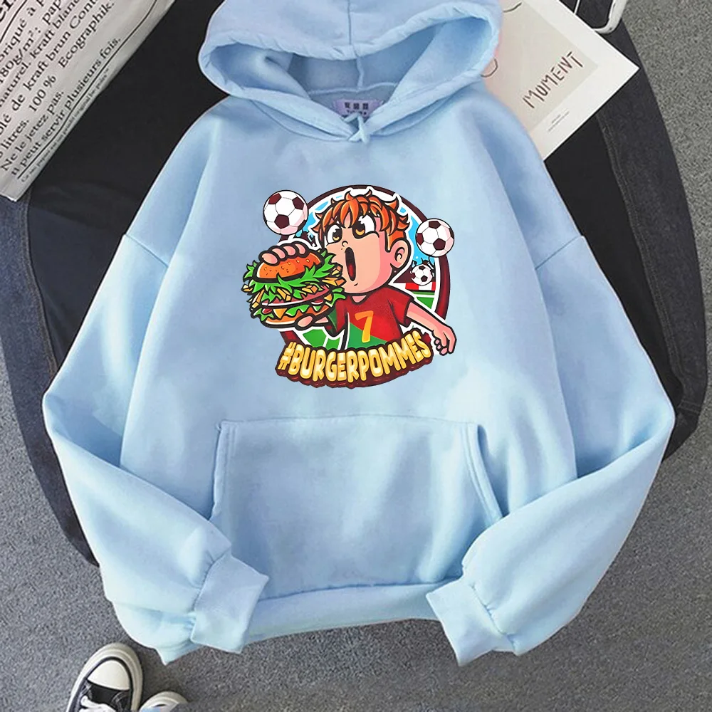 Burgerpommes LukasBS Hip Hop Vintage Hoodies Harajuku ICrimax Game Streetwear Men Women Oversized Casual Pullovers High Street