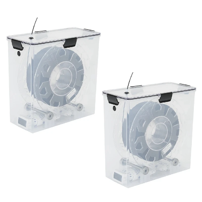 

2Pcs 3D Printer Filament Dryer Box Airtight And Moisture-Resistant Real-Time Monitoring For 3D Printer PLA ABS Filaments-AT82
