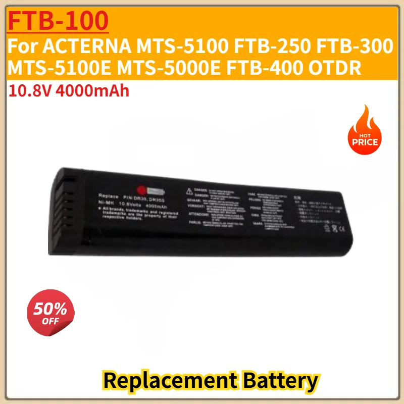 High Quality FTB-100 Battery 10.8V 4000mAh For ACTERNA MTS-5100 FTB-250 FTB-300 MTS-5100E MTS-5000E FTB-400 OTDR