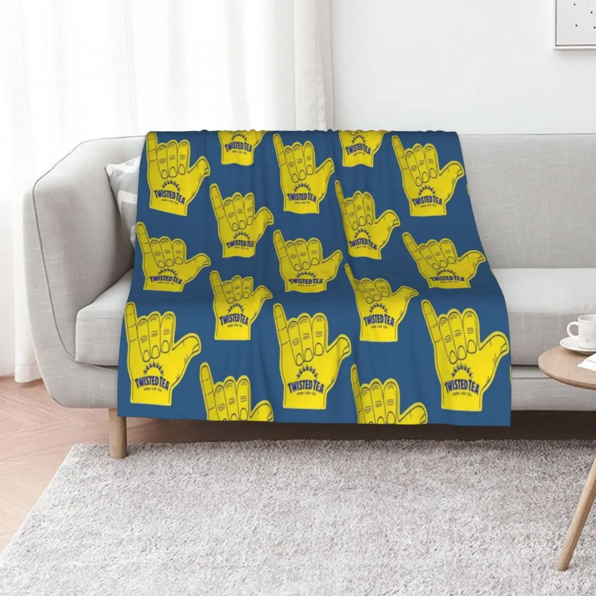 Best Boys Girls Twisted This Is My Tea Get It A Little Years Old Birthday Throw Blanket Plush decorative Soft Plaid Blankets