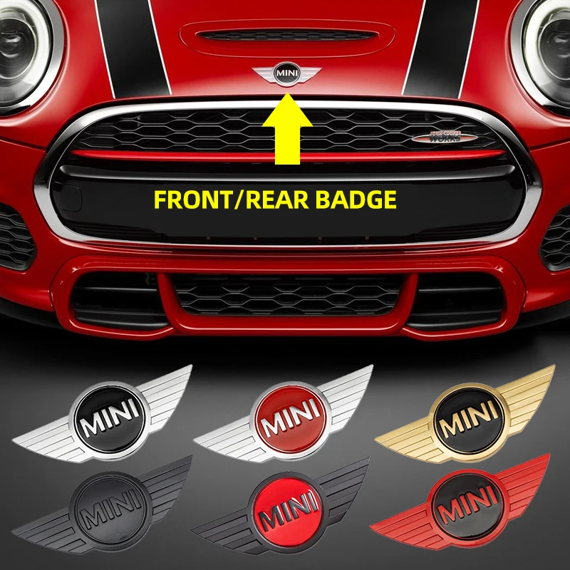 

Metal Car Emblem Rear Front Badge Sticker Exterior Decoration for BMW Mini Cooper Countryman F54 F55 F56 F57 F60 R56 Accessories
