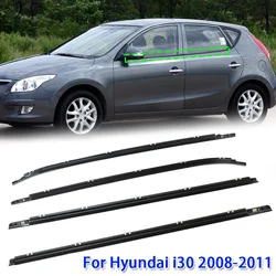 4PCS Car Window Glass Window Seal Moulding Trim for Hyundai I30 2008-2011