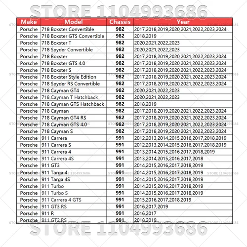 Imagen 2 del producto Para 2017-2024 Porsche 718 Boxster Cayman (981 982) 2012-2019 911(991) interruptor principal de ventanilla eléctrica 99161315102DML