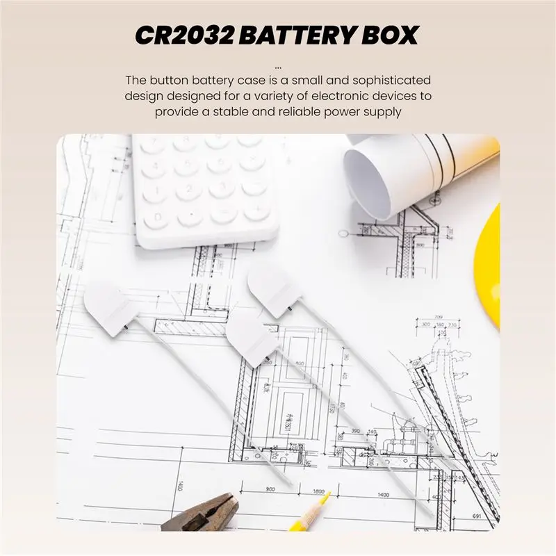 N93RNEW 10Pcs CR2032 Button Coin Cell Battery Socket Holder Case Cover With ON-OFF Switch 3V Battery Box