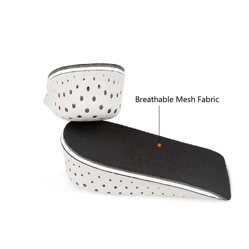 Höhenverstellbare Halbe Schuheinlagen Fersenpolster Sportschuh-Polsterung Fußgewölbestütze Unisex 2-5 CM Unsichtbare Erhöhungs-Einlegesohle – Detail 5