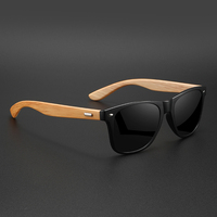 Retro Bamboo-Like Temple Sunglasses Classic Vintage UV400 Unisex Casual Eyewear for Outdoor Daily Use