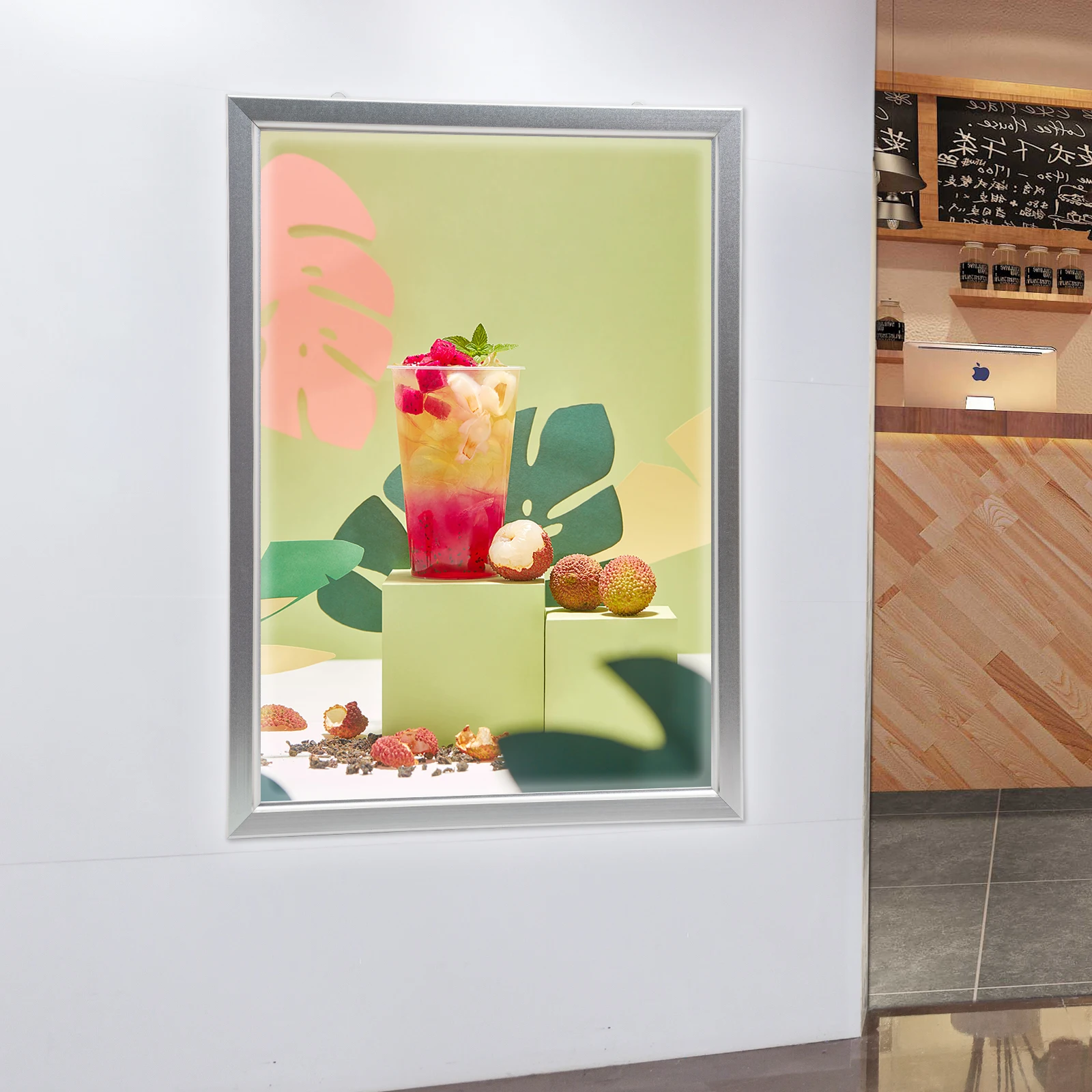 LED Backlit Movie Poster Art Picture Frame Light Box Advertising Display LED Poster Frame For Home Theaters, Interior Decoration