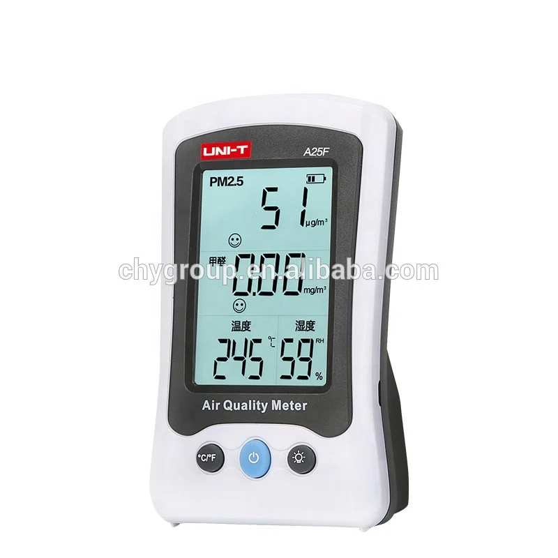 UNI-T A25F Desktop outdoor air quality monitor for dust sensor pm2.5 Air Quality Measurement 0~500ug/Cubic