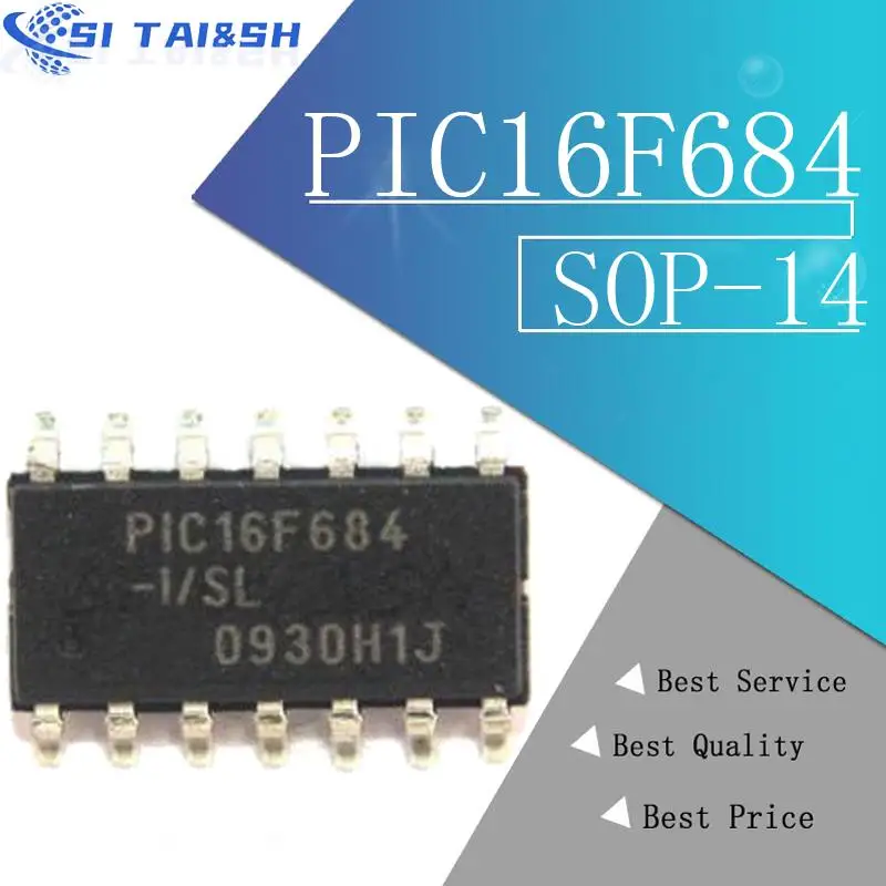 

Si Tai&SH 2pcs/lot PIC16F684-I / SL PIC16F684 single-p SMT new original Data system