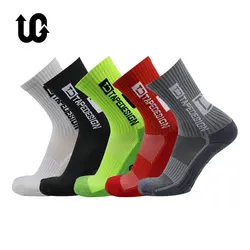 Chaussettes de sport anti-alds pour hommes et femmes, chaussettes de football non ald, chaussettes de basket-ball, chaussettes de tennis, chaussettes de cyclisme Grip, chaussettes d'équitation, nouveau, 36-45, 5 paires, 2023