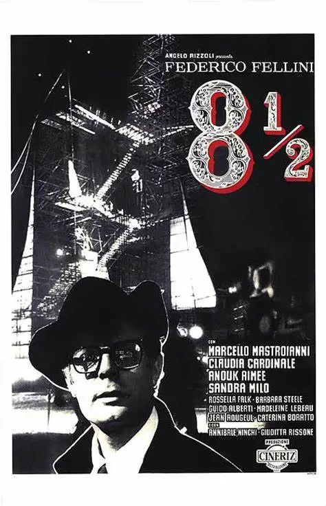 Hot Rare 8 1/2 Movie Art ZIJDE POSTER Wall Art Home Decoratief schilderij