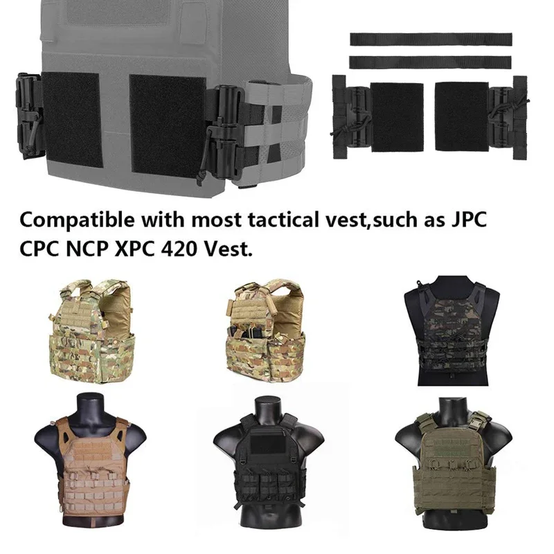 

Tactical Airsoft Quick Release Cummerbund MOLLE Removal Buckle ROC Conversion Kit For JPC CPC NCP XPC 6094 420 Hunting Vest