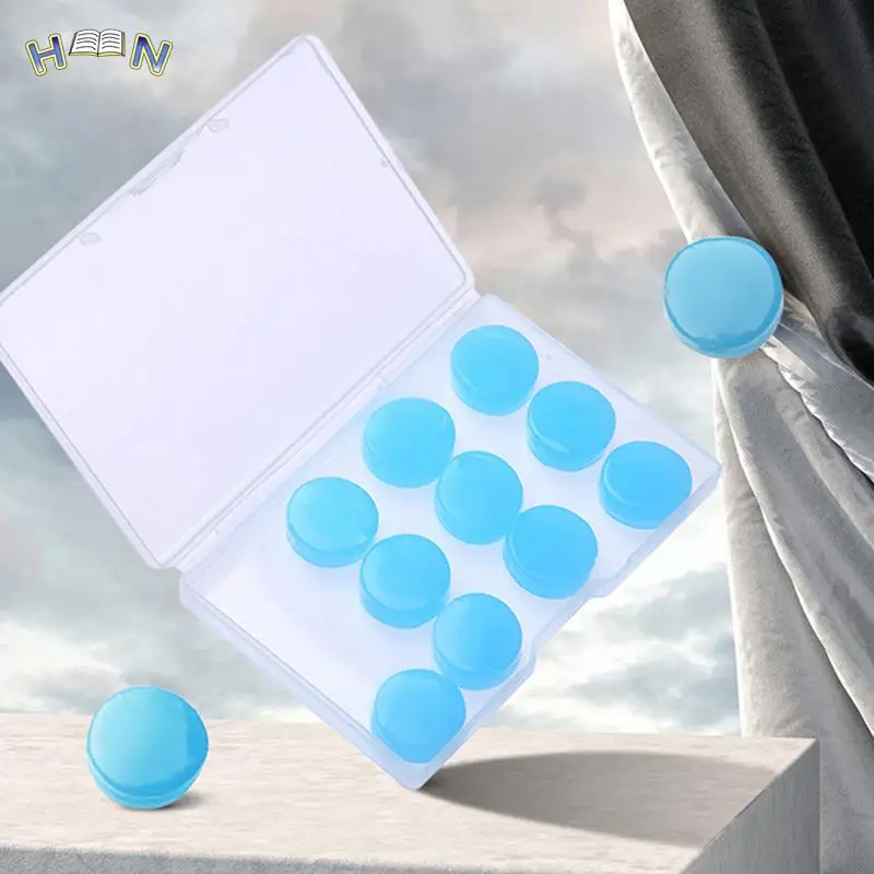 8/12PCS Silicone Ear Plugs Reusable Ear Plugs Noise Reduction Sleep Anti Canceling Sound Insulation Earplug Protection Sleeping