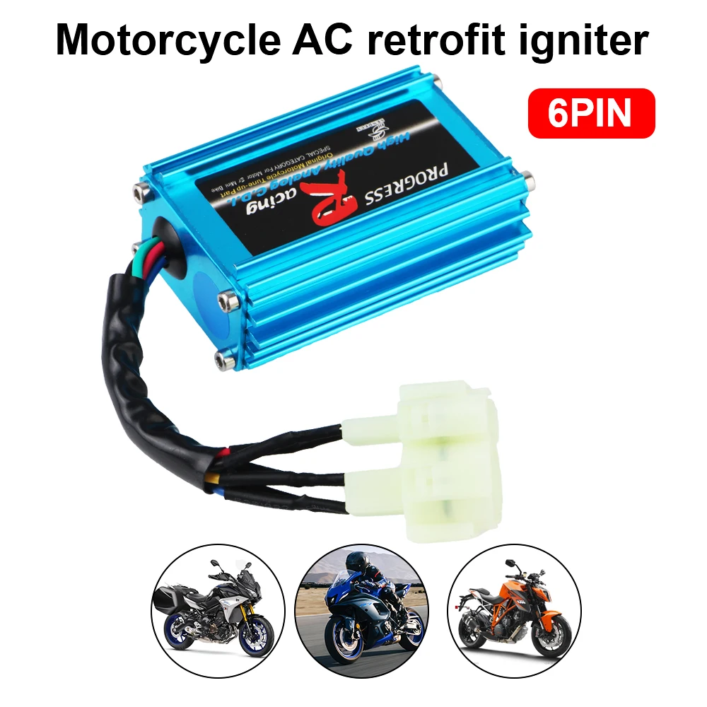 Коробка CDI подходит для ATV50 125 150 гоночного CDI ScooterMoped 6 Pin QMB139 устройство зажигания GY6 зажигание мотоцикла