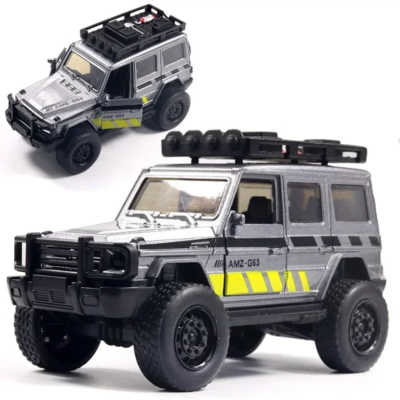 1:43 Alloy Car Model Diecast Metal Toy Off-road Vehicles Car Model Simulation Pull Back Car Toys Boy Gifts Random Style