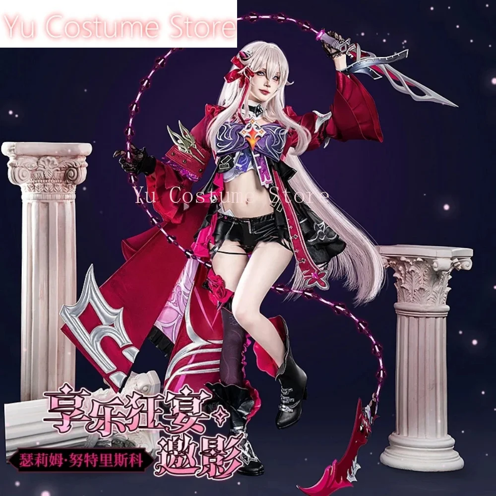 YuCostumeHonkai Impact 3rd Thelema Game Suit Sexy Lovely Uniform Cosplay Costume Halloween Carnival Party Role Play Outfit Women