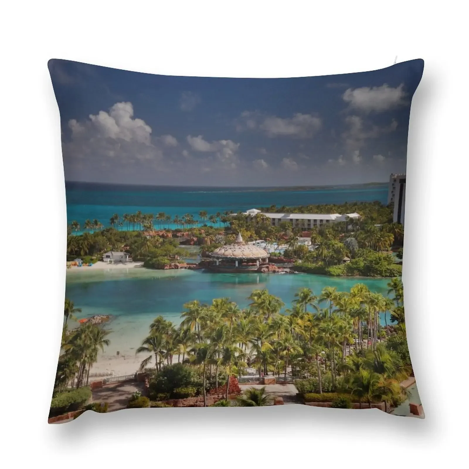 

Paradise Island - Bahamas Throw Pillow Cushion Cover Luxury Decorative Cushions For Living Room pillow