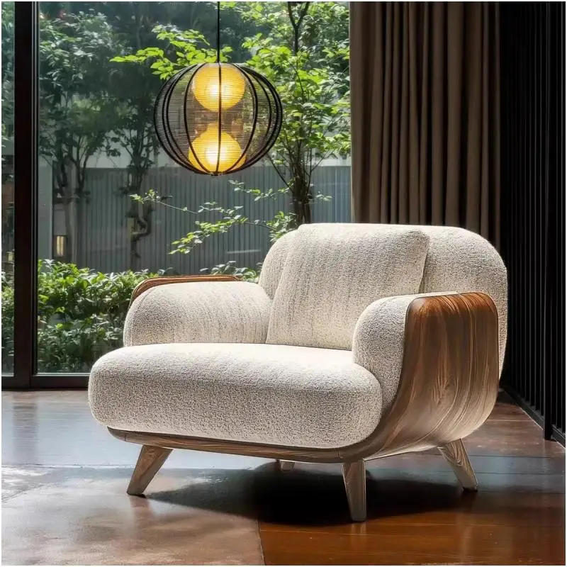 Accent Design Living Room Chairs Office Modern Recliner Luxury Nordic Chairs Reading Balcony Comfortable Sillones Home Furniture