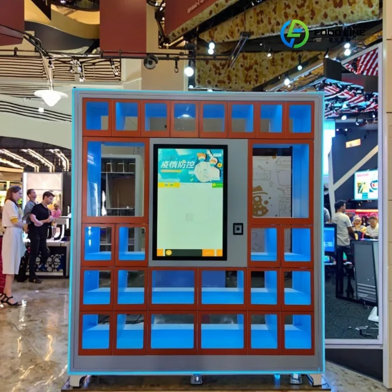 FL Wholesale QR Code Auto Order Terminal Gift Exchange with System Control Smart Locker Touch Screen Vending Machine Customized