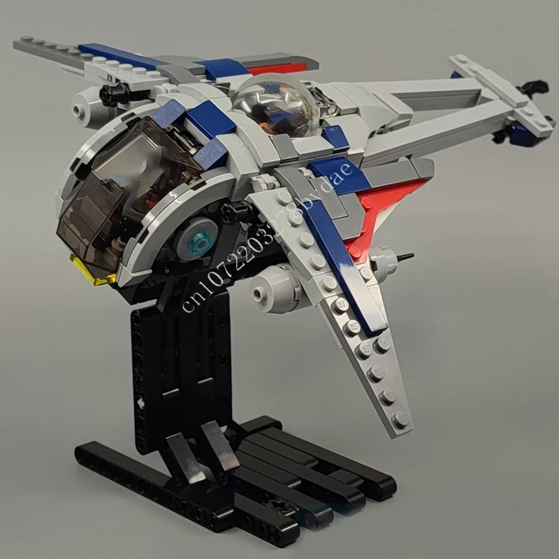 

451PCS MOC Custom Puzzles AH6 - Little Bird Plane Assembled Holiday Aircraft Creative Toys Christmas Birthday Gift for Kids Ages