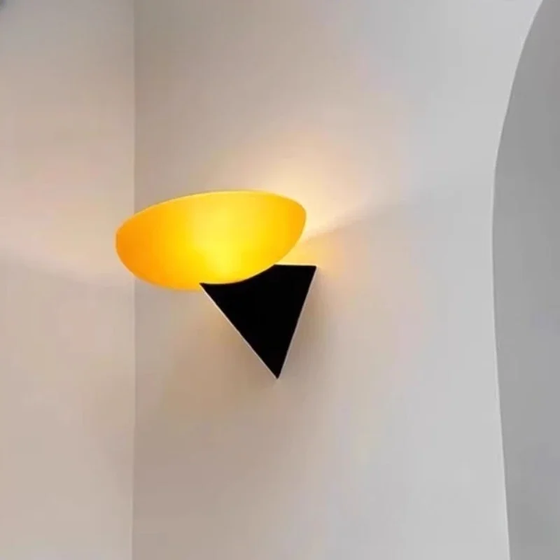 French medieval aisle corridor wall lamp American retro living room bedroom bedside bathroom mirror headlamp