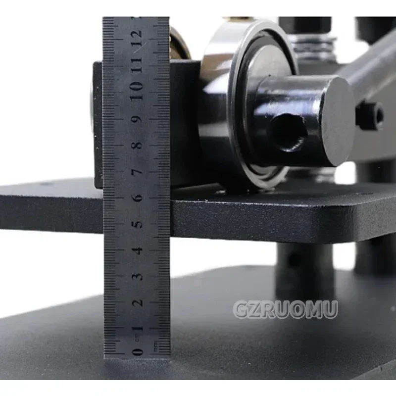 Picture 5: 12x18cm Cantilever Hand Leather Cutting Machine Paper Dies Pattern Hand Press Mold Leather Embossing Machine