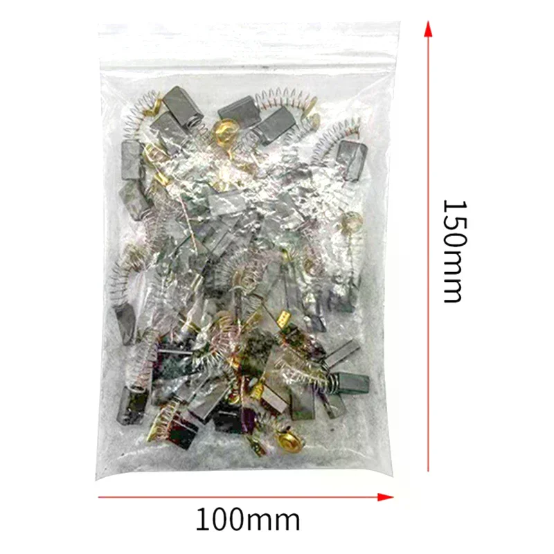 

Reliable 50pcs Carbon Brush Replacement Pack for Motors, Drills, Sanders & Grinders