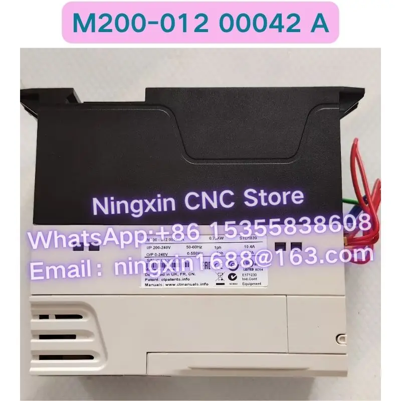 Used M200-012 00042 A frequency converter Functional test OK Fast delivery