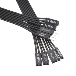Desktop motherboard switch jumper 9-pin extension cable, power on/off restart motherboard revolving mother extension line