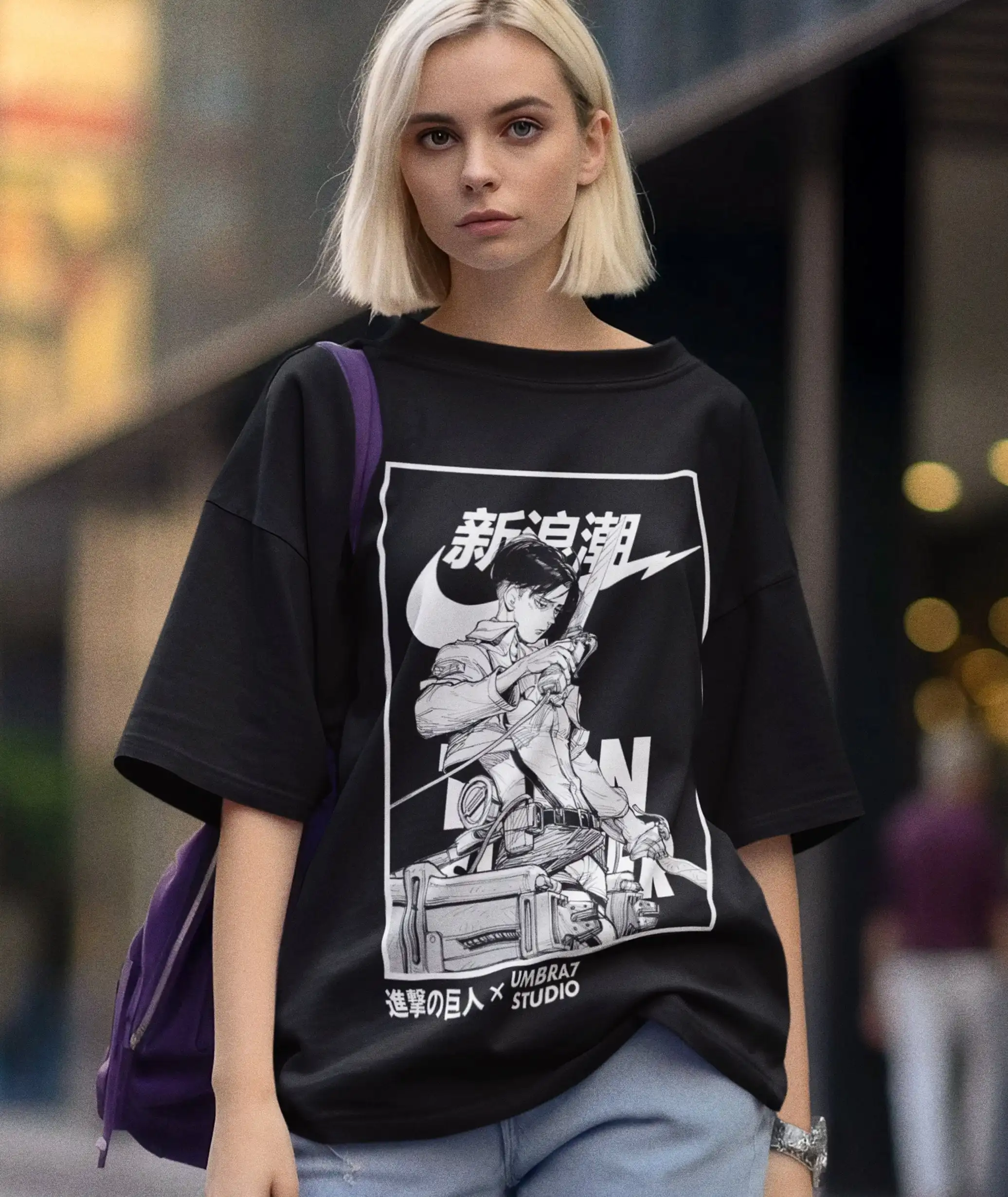 UNISEX Anime Vintage T shirt Manga Lovers Japanese