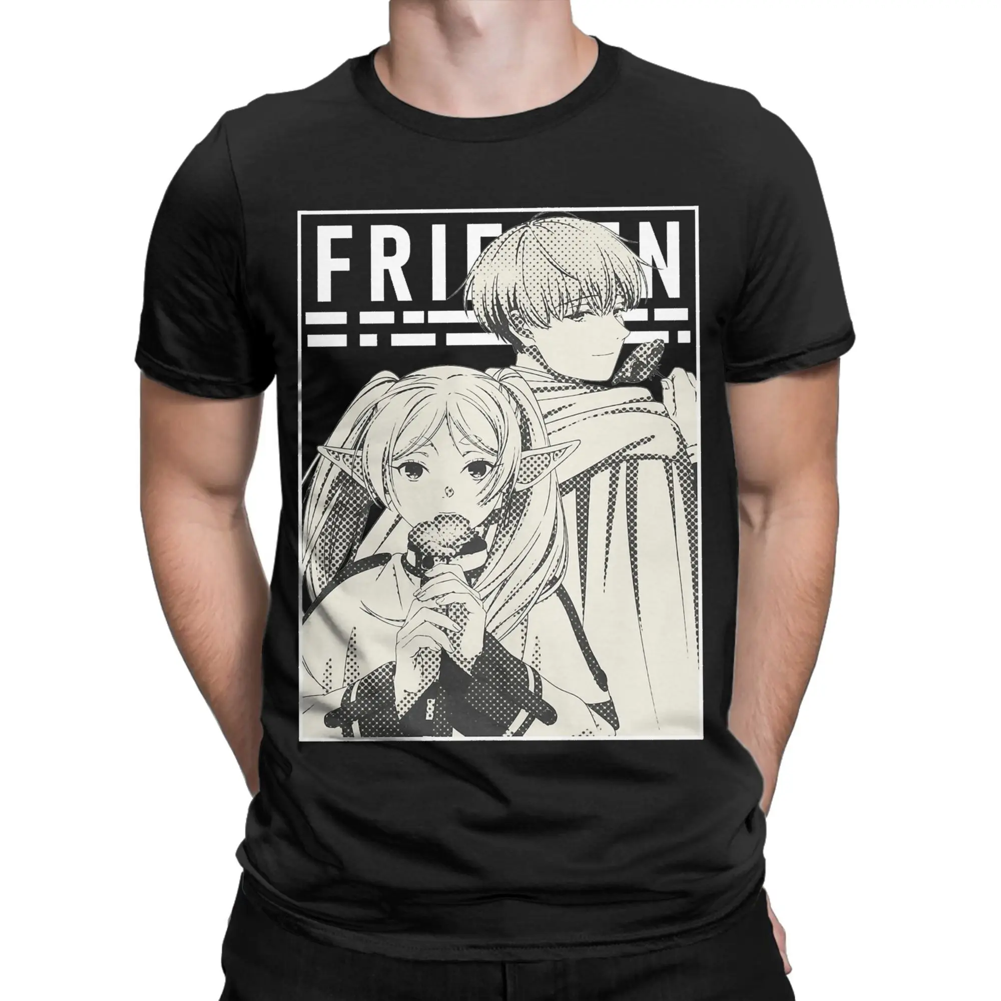 

Funny Himmel T-Shirts for Men Women Crew Neck Pure Cotton T Shirt Beyond Journey's End Short Sleeve Tee Shirt Adult Clothes