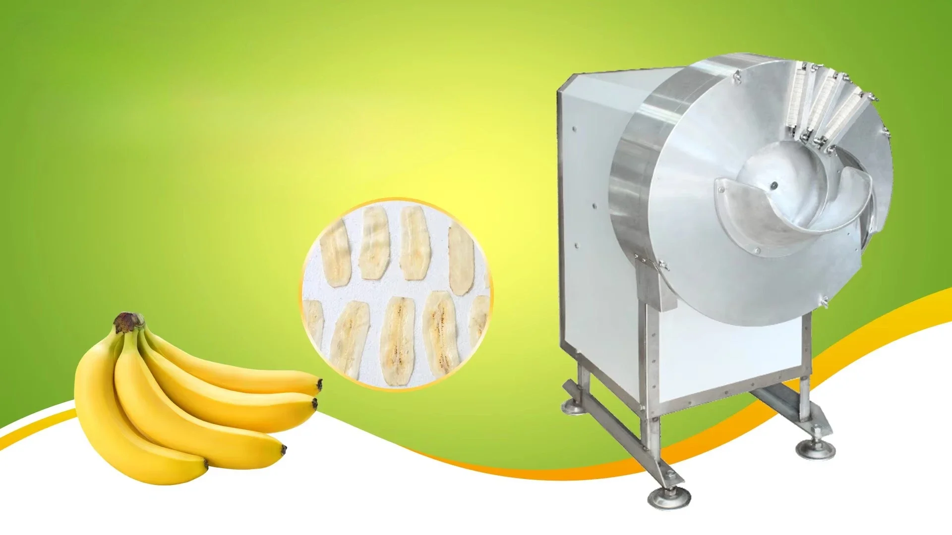 XS1FC-501 Automatic Carrot Papaya Banana Taro Melon Slicing Cutting Shredder Machine