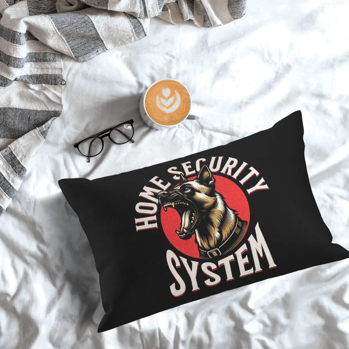K9 Unit Malinois Belgian Shepherd Dog Rectangle Pillowcase Cushion Cover Decorative Bedroom Bed Home Comfort Throw Pillow