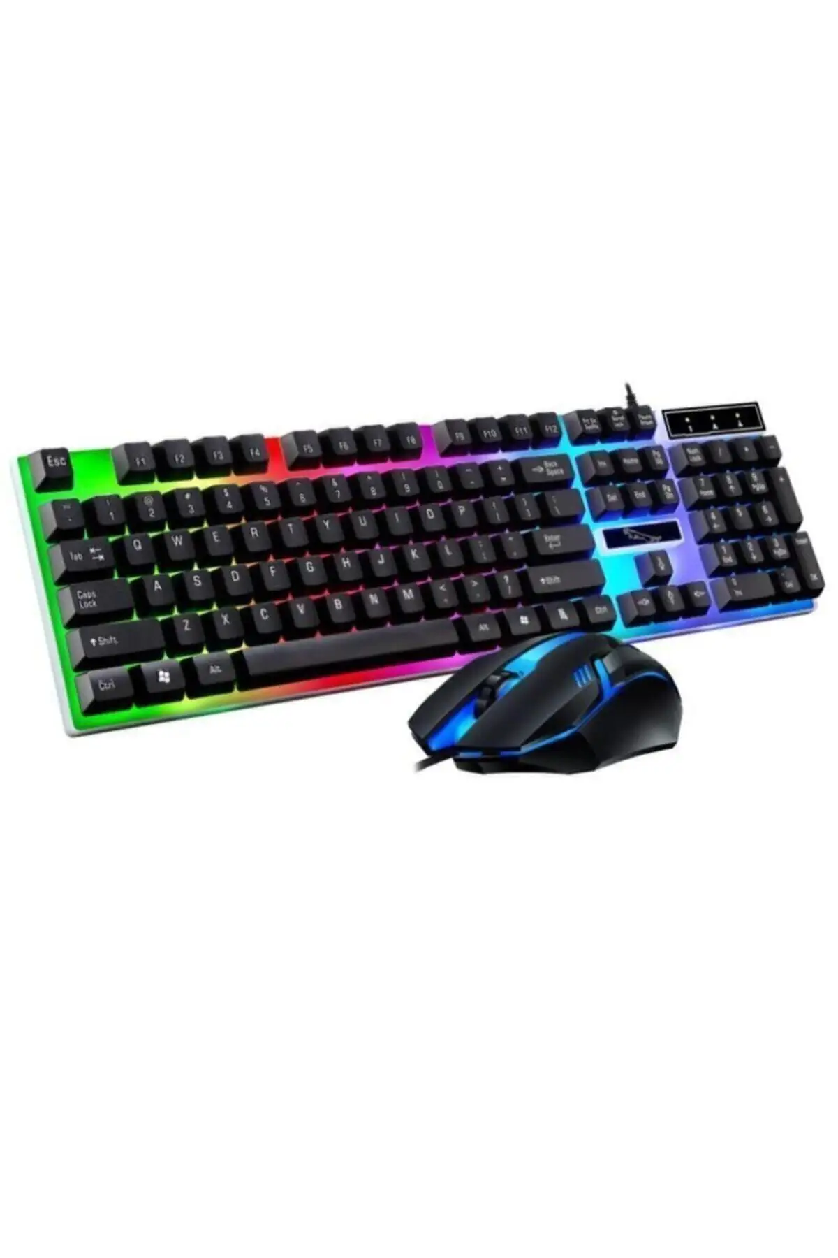 Wired Led Illuminated Player Keyboard & Mouse Set