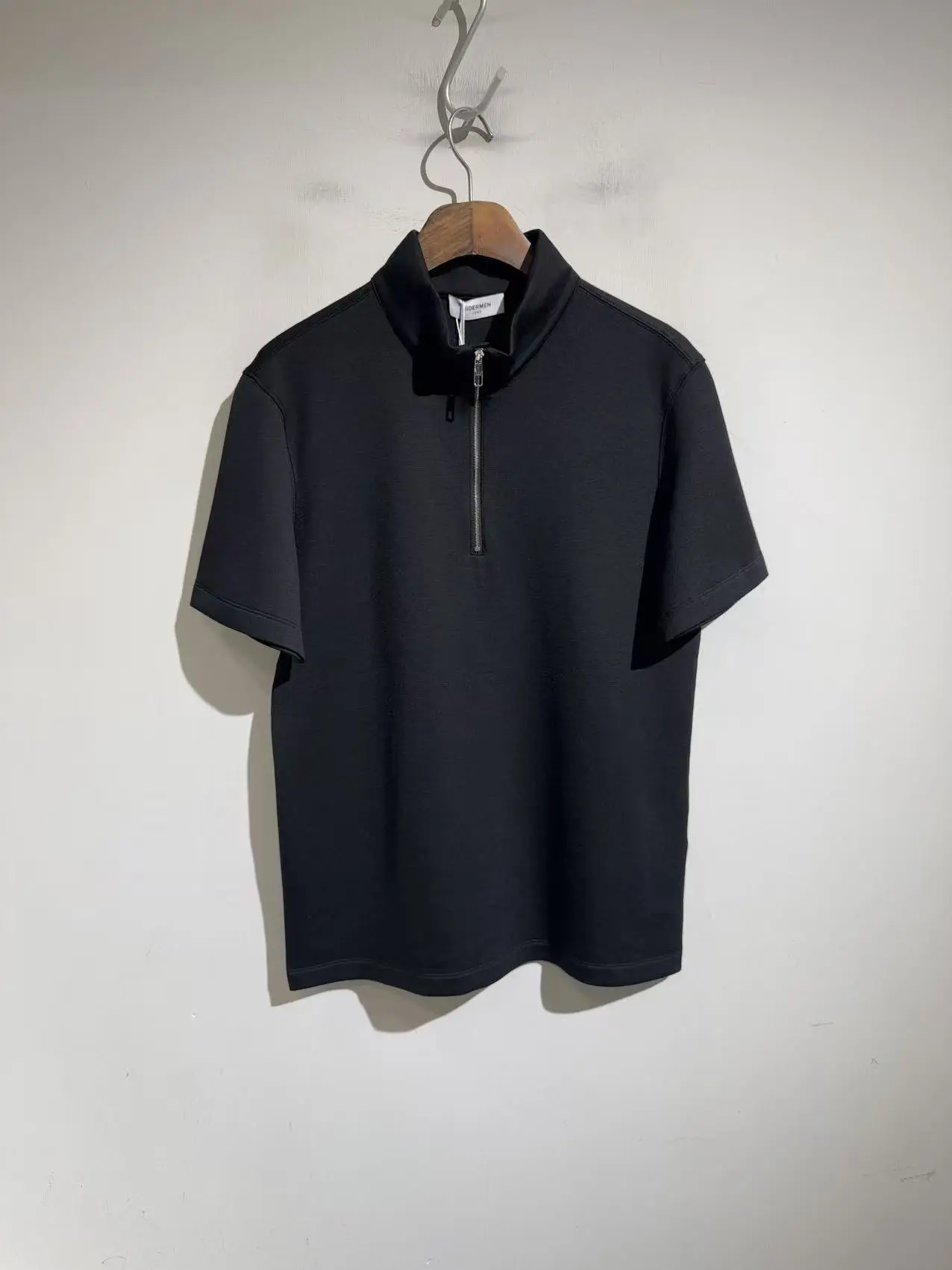 

Casual Loose Men's T-irt f Zipper ort Sve Stand Collar Comfortable Breathable Cotton Blend Basic Sle Ciwalk Travel