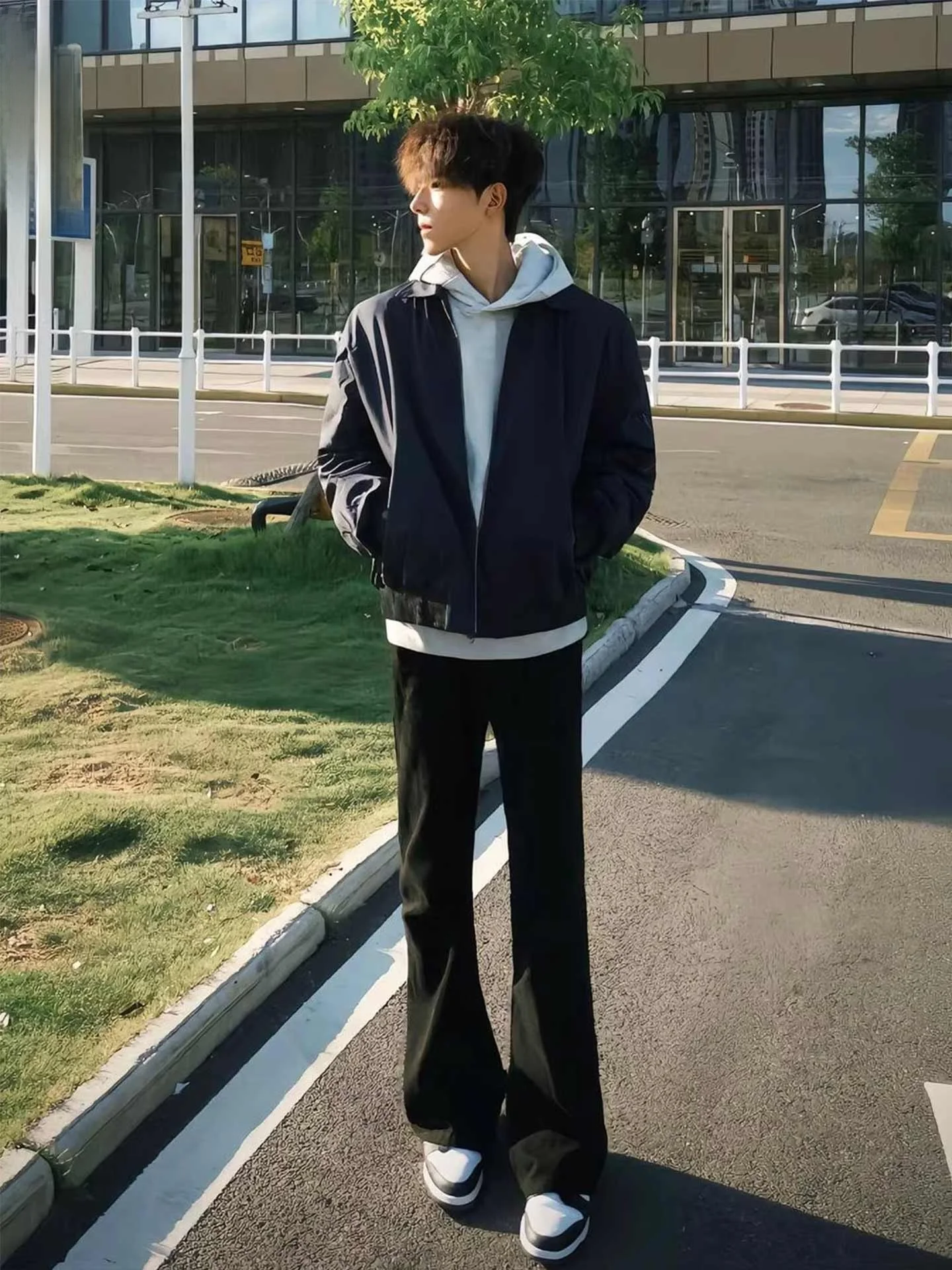 

Мужские джинсы Cleanfit Bla Knife: зауженные, с легким клешем, в американском стиле, повседневные, для уличной моды