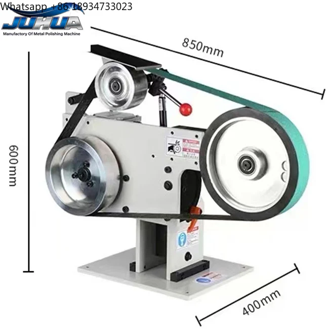 Electric Metal Polishing Machine Multifunctional Stainless Steel Abrasive Belt Grinding Machine Compact Belt Sander