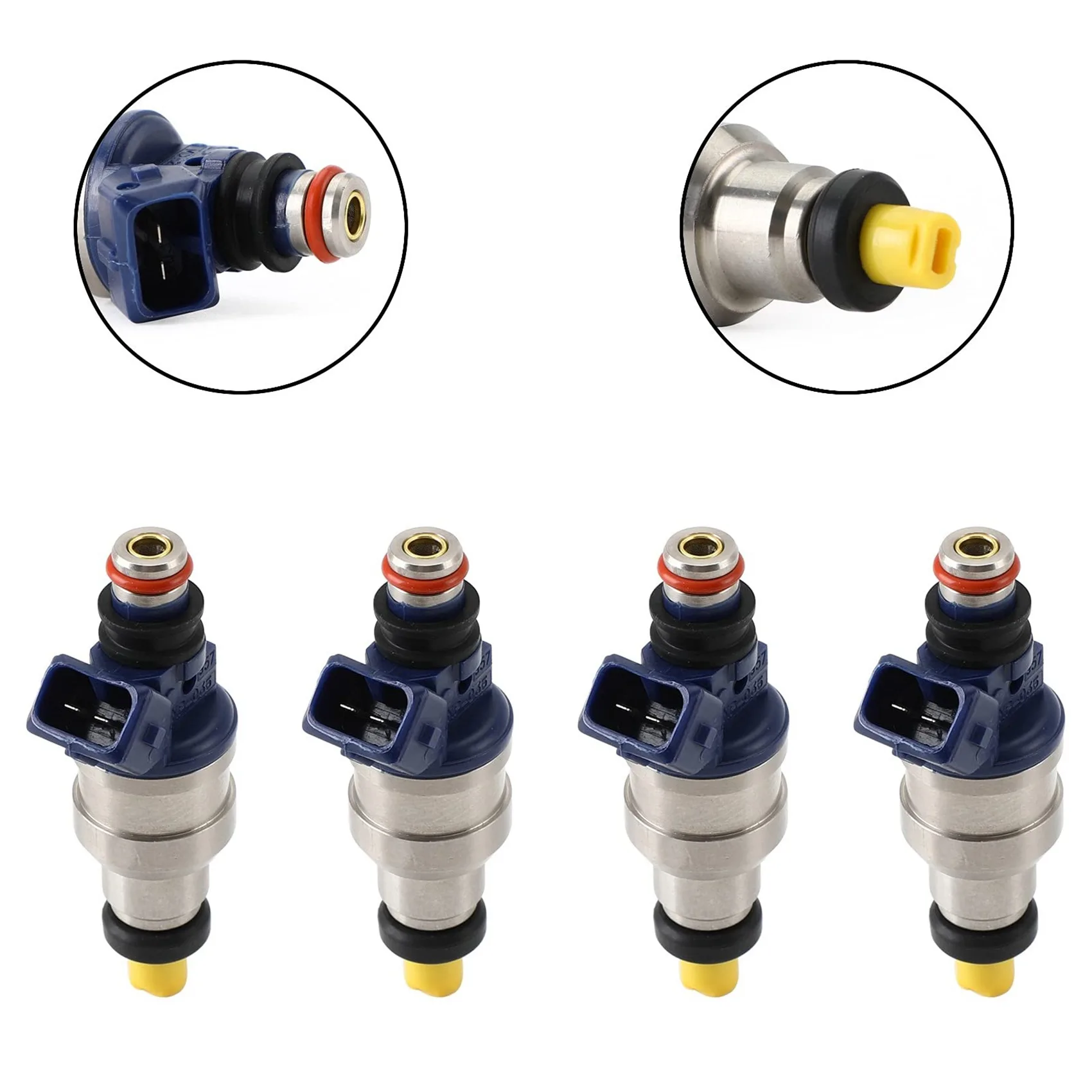 

4Pcs Fuel Injectors Set Fit For Mitsubishi 2.4L L4 1994-1999 842-12147 MDH275 INP-065-A61E