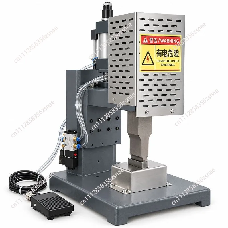 Ultrasonic automatic pneumatic elastic belt welding machine Ribbon cutting machine Factory direct sales