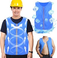 Unisex Cooling Vest Outdoor Sports Suit Cooling Down Supplies Breathable PVA Synthetic Fabric Cooling Vest For Outdoor Ridding